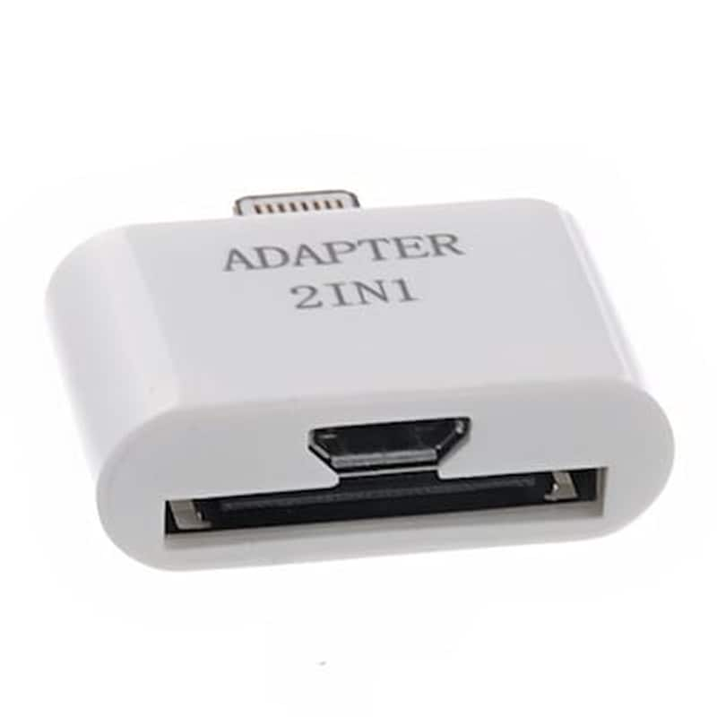 OEM Αντάπτορας Oem Micro USB,30-pin to Lightning - White