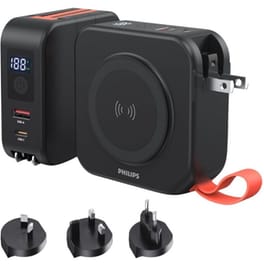 Powerbank Philips DLP1922 + Charger 10.000mAh - Μαύρο