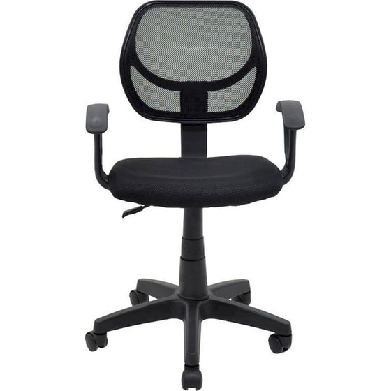 Καρέκλα Γραφείου ArteLibre Αύρα από Ύφασμα Mesh - Μαύρη image 2