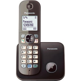 Ασύρματο Τηλέφωνο Panasonic KXTG6811GRA - Καφέ