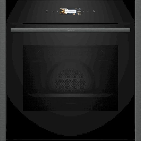 NEFF B24CR31G0 & T36FBE1L0 71 Lt Μαύρο Εντοιχιζόμενος Σετ Φούρνος και Εστία image 1