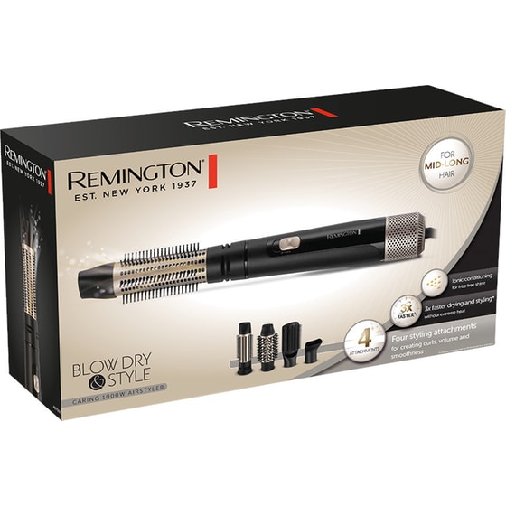 Ηλεκτρική Βούρτσα REMINGTON Blow Dry & Style Caring Airstyler AS7500 1000 W Μαύρο image 3