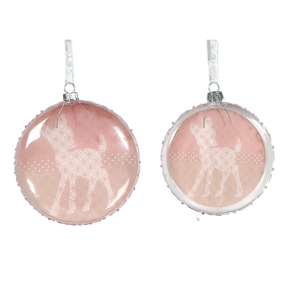 Μπάλα Γυάλινη Πλακέ 10cm image 0