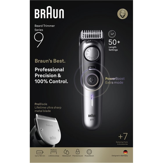 BRAUN Multigroom BT9520 Series 9  Σετ Περιποίησης Γκρι image 2