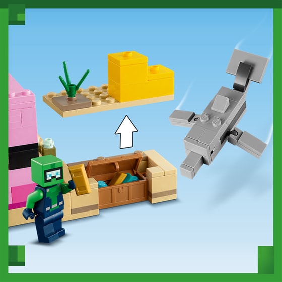LEGO® Minecraft The Axolotl House (21247) image 5
