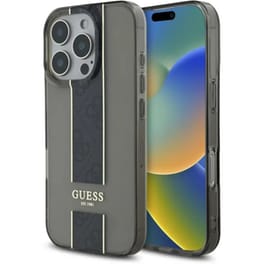 Θήκη Apple iPhone 16 Pro Max - Guess IML Middle 4G Stripe - Black