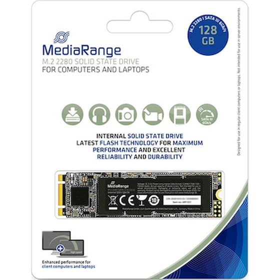 Εσωτερικός SSD Mediarange MR1021 NVMe M.2 128GB SATA III image 0