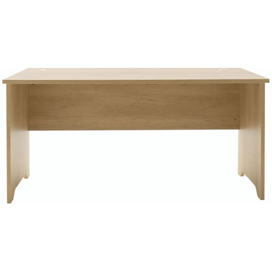 Γραφείο Επαγγελματικό Pakoworld Amazon από Μοριοσανίδα 150x75x75 cm - Μπεζ image 2