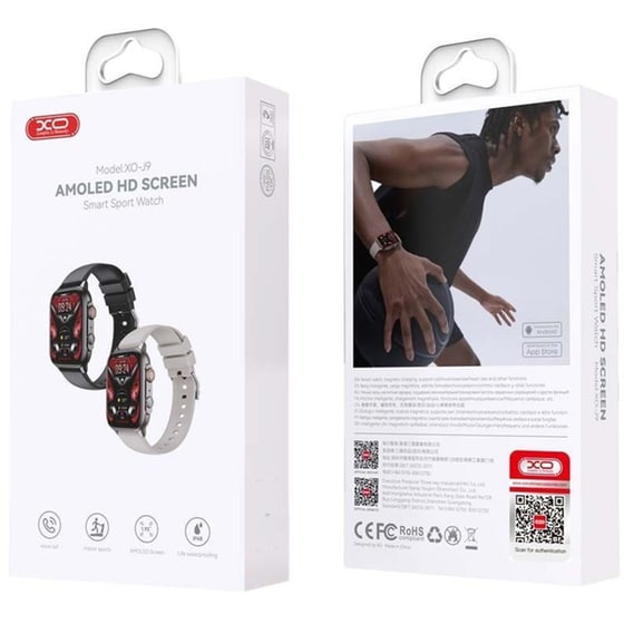 Smartwatch XO J9 49mm - Black image 3