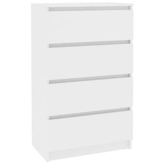Συρταριέρα Vidaxl Από Μοριοσανίδα  60x35x98.5cm -  Λευκή image 2
