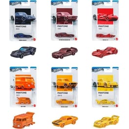 Mattel Hot Wheels x Pantone Silver Series Συλλεκτικά Αυτοκινητάκια 1:64 - Τυχαία Επιλογή Σχεδίου