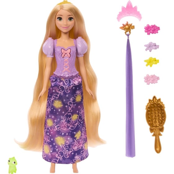 Κούκλα Disney Princess Ραπουνζέλ με Μαλλιά που Λάμπουν image 5