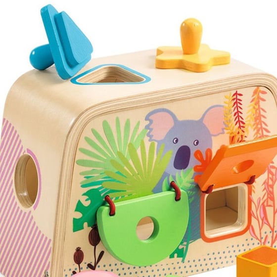 Djeco Παιχνίδι Ταξινόμησης Με Παράθυρα Και Λάστιχα image 2