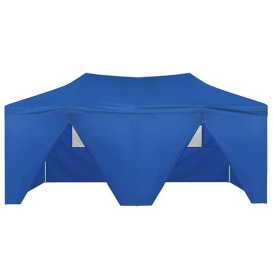 Κιόσκι Vidaxl Ατσάλι Πτυσσόμενο 3x6m - Μπλε image 4