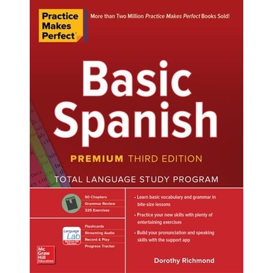 Practice Makes Perfect: Basic Spanish, Premium Third Edition image 0