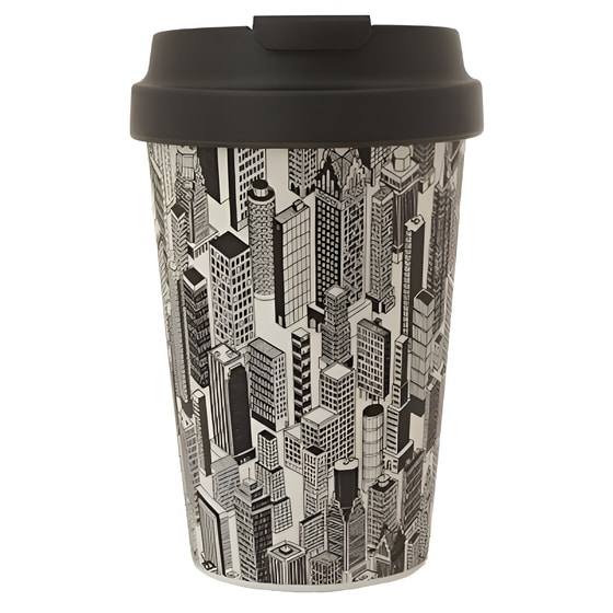 Κούπα Μεταφοράς Chic Mic Concrete Jungle Bioloco Plant από PLA 350 ml image 0