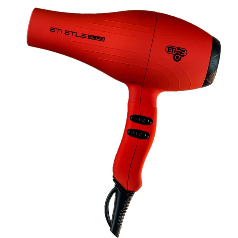 ETI Stile Plus Matt Red Limited Edition Σεσουάρ Μαλλιών 2500 W Κόκκινο