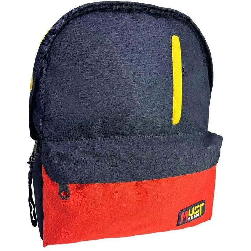 Τσάντα Πλάτης Must Team Monochrome Inspiration Μπλε/Κόκκινο/Κίτρινο