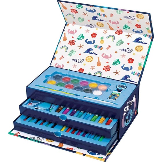 AS Σετ Ζωγραφικής σε Χάρτινο Βαλιτσάκι Disney Stitch image 2