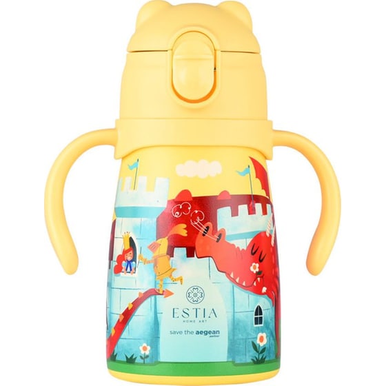 Παιδικός Θερμός Estia Home Art Bubble Save the Aegean Fortress Dragon 300ml image 0