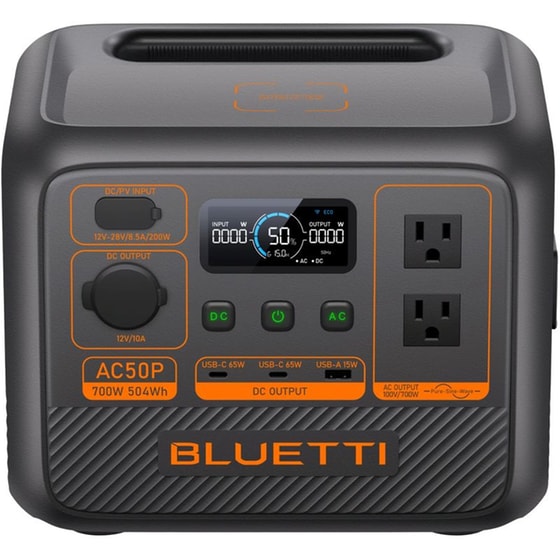 Bluetti Power Station AC50P 504Wh - Μαύρο image 3