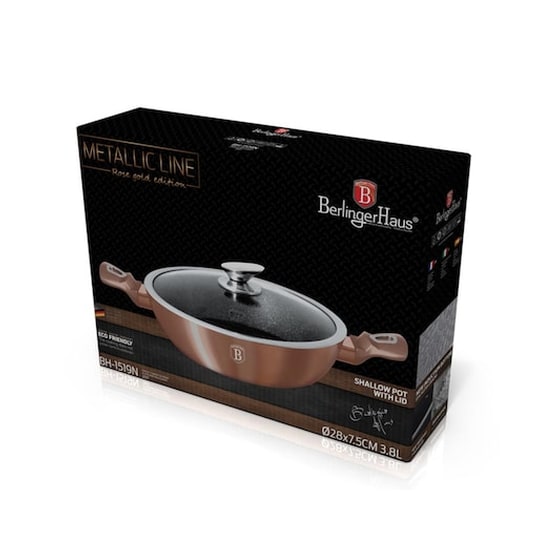 Αντικολλητική Ρηχή Κατσαρόλα Berlinger Haus Bh-1519n image 2