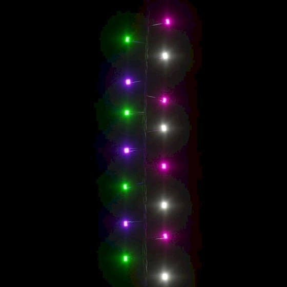 Λάμπακια Compact Vidaxl Με 400 LED Από PVC 13m - Παστέλ Πολύχρωμα image 4