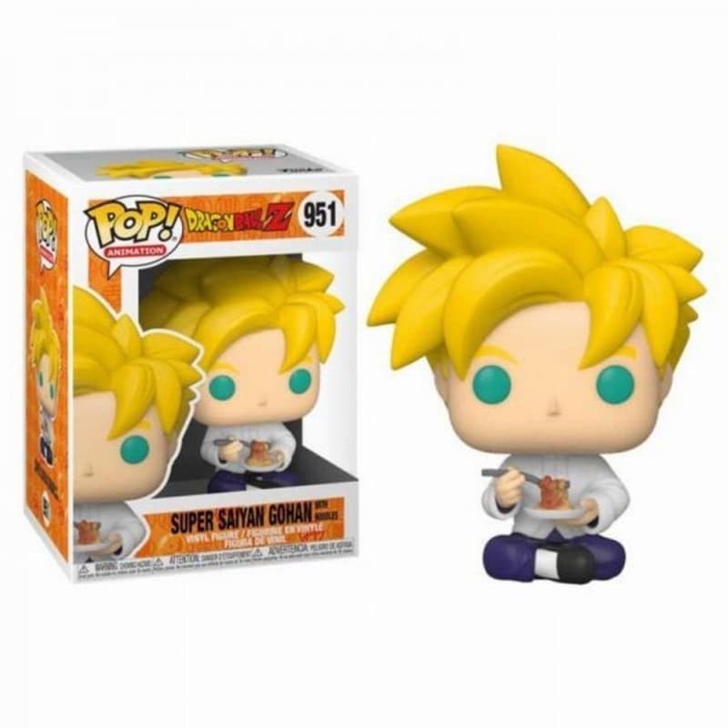 Funko Pop! Animation - Dragon Ball Z - Super Saiyan Gohan eating Noodles #951