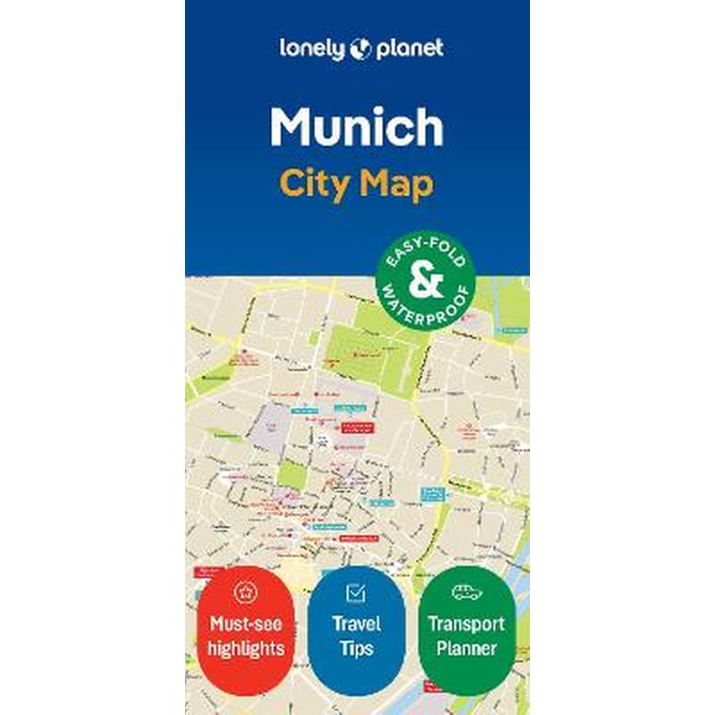 Lonely Planet Munich City Map