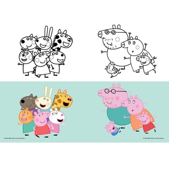 Τετράδιο Καρφίτσα Διακάκης Peppa Pig 17x25cm (1 Τεμάχιο) image 2
