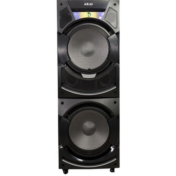 Party Speaker Akai DJ-S5H 400W Karaoke Με Μίκτη και Ασύρματo Μικρόφωνo - Μαύρο image 2