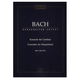 Βιβλίο Barenreiter J. S. Bach - Concertos For Harpsichord Bwv 1052-1059