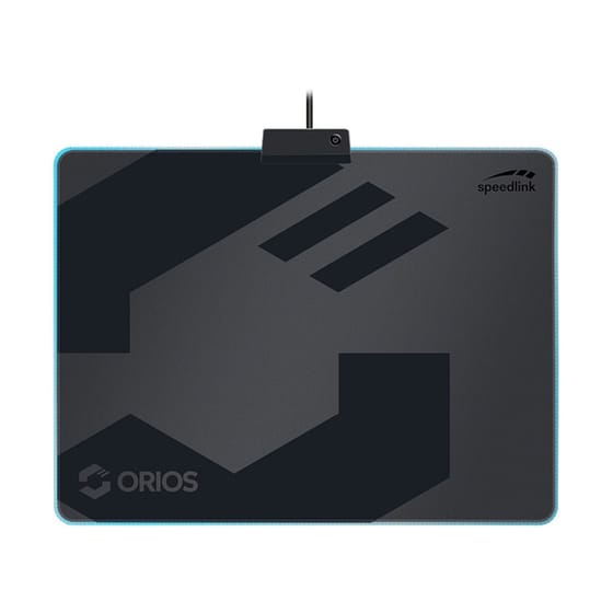 SpeedLink Orios Gaming Mouse Pad Medium 350mm με RGB Φωτισμό Μαύρο image 0