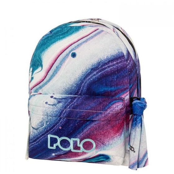 Τσάντα Πλάτης Polo Original Double Shapes Purple/White image 0