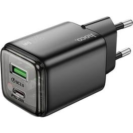Φορτιστής Πρίζας Hoco N52 Monsoon USB-C 20W - Black
