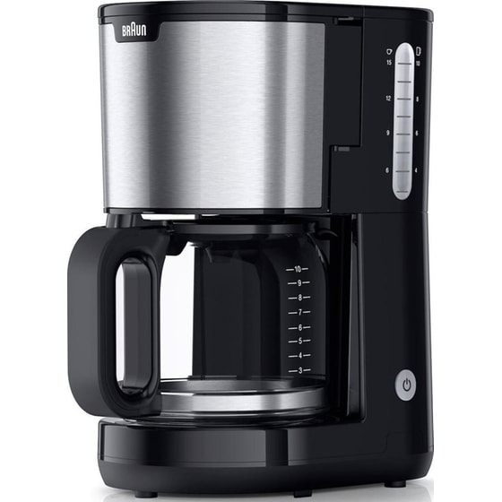BRAUN KF-1500-BLK 1000 W 1.25 L Μαύρο Καφετιέρα Φίλτρου image 0
