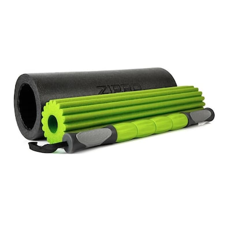 ZIPRO Σετ Foam Roller Zipro 3 Τμχ 45 cm - Πράσινο/ Μαύρο