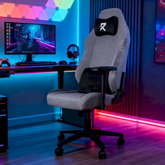 Καρέκλα Gaming Redragon C323 Υφασμάτινη Γκρι image 1