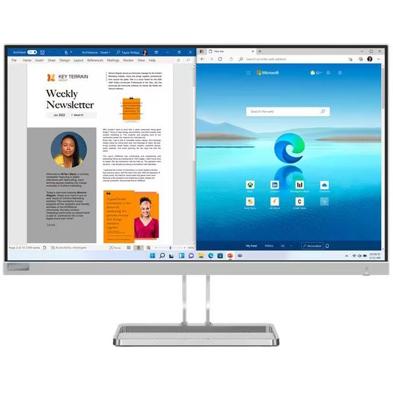 Lenovo L27i-40 27 Monitor FHD IPS Flat 100Hz 6ms