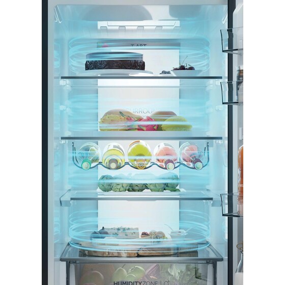 HAIER HTW7620DNGB Total No Frost 414 Lt Μαύρο Ψυγειοκαταψύκτης image 16