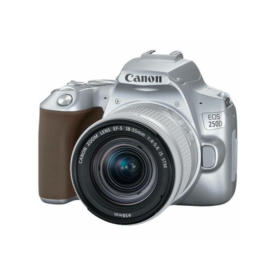 DSLR Canon EOS 250D & Φακός 18-55mm IS STM - Ασημί image 1