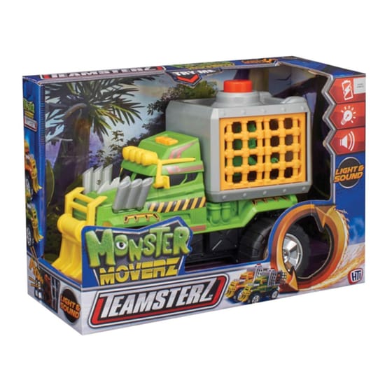 Teamsterz Monster Moverz Απόδραση Δεινοσαύρου Όχημα με Κίνηση, Φώτα & Ήχους image 1