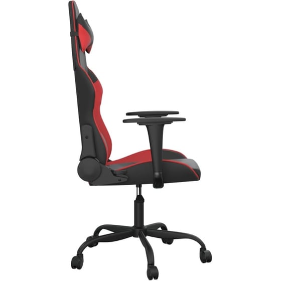 Καρέκλα Gaming VIDAXL 3143642 με Ρυθμιζόμενα Μπράτσα από Τεχνητό Δέρμα - Μαύρο / Κόκκινο image 1