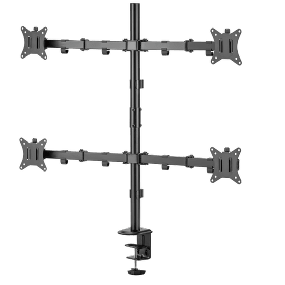 Βάση στήριξης οθόνης με βραχίονα SBOX LCD-352/4-2 17" - 32" - Μαύρο image 2