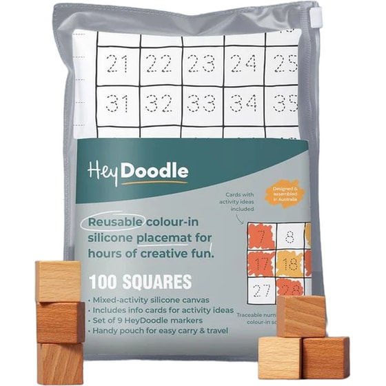Χαλάκι Ζωγραφικής Hey Doodle 100 Squares Large image 0