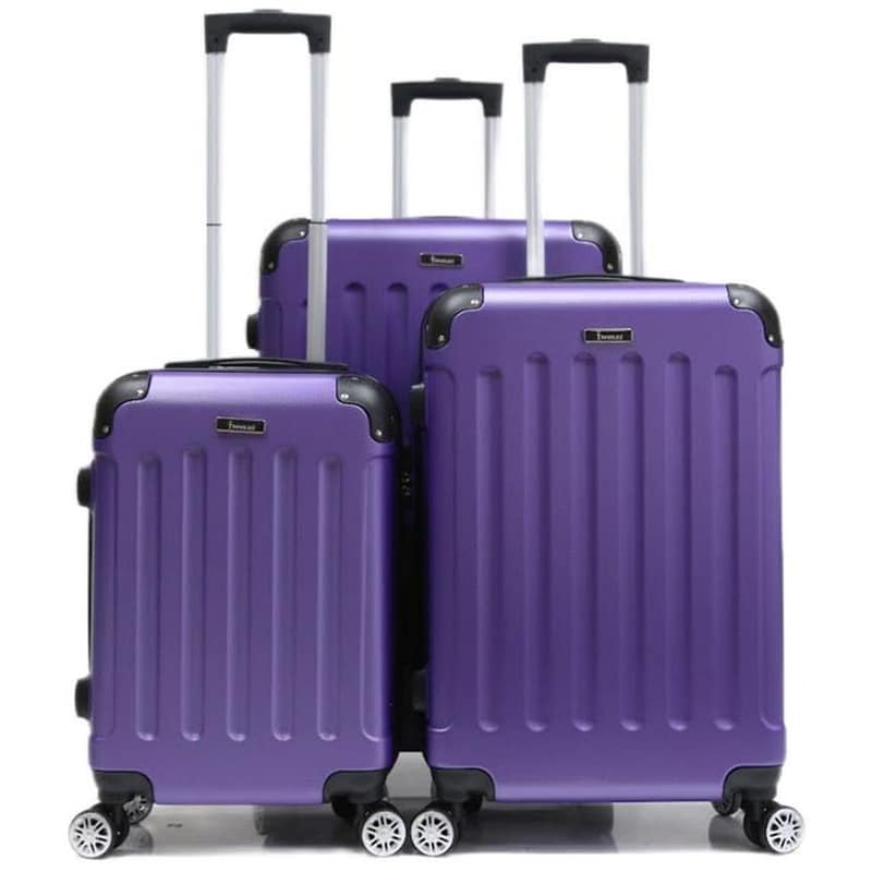 TRAVELEO Σετ Βαλίτσες Ταξιδίου 3 Τμχ Traveleo Μωβ