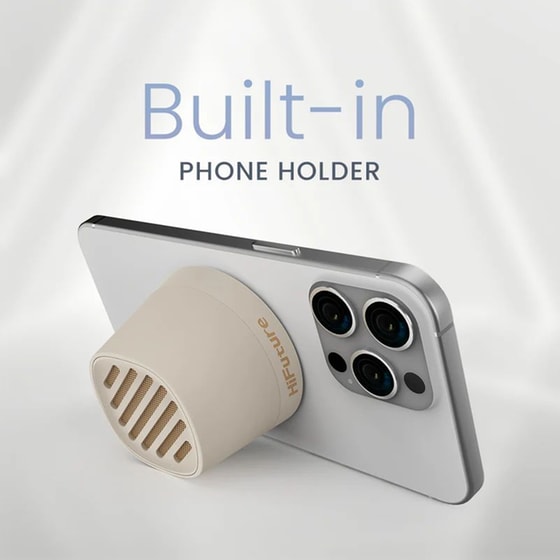 Φορητό Ηχείο Hifuture Mega S 5W - Latte image 2