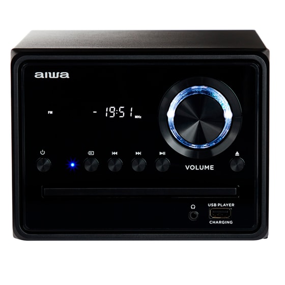 Ηχοσύστημα Aiwa MSBTU-300 2.0 20W Με CD/Digital Media Player - Μαύρο image 2