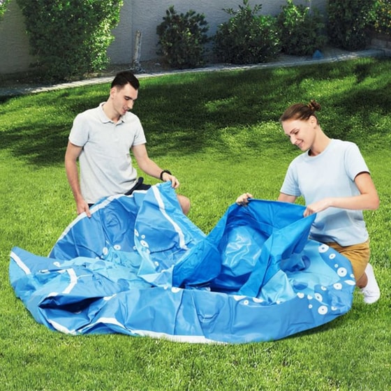 Φουσκωτή Οικογενειακή Πισίνα Bestway Easy Set Octopool 3153 Lt - Μπλε image 2