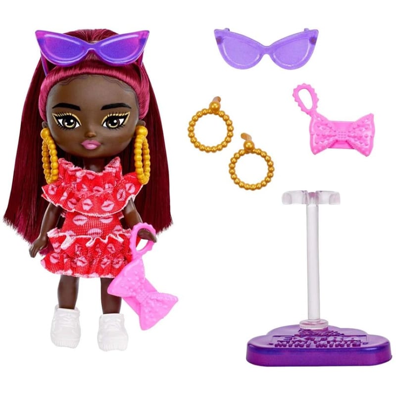 Barbie Extra Mini-minis - Μωβ Γυαλιά (HLN47)